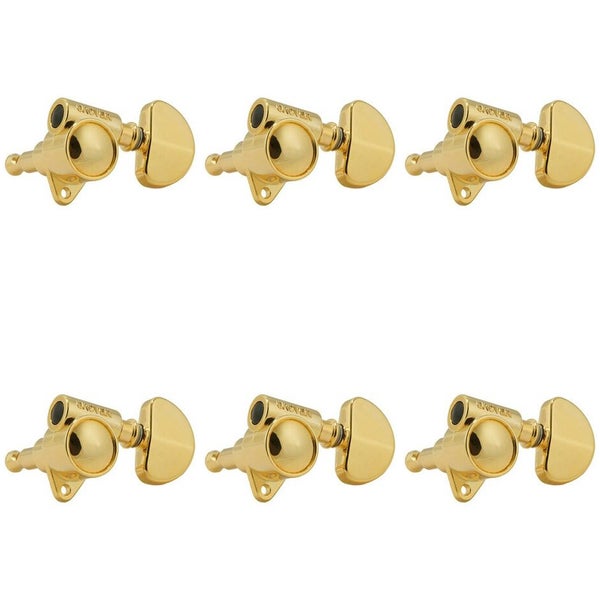 Grover Original USA Type Rotomatics 102V Series gold stemmechanieken set van 6 - 3x3