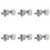Grover Vintage Rotomatics Pearloid Button 103 series chrome stemmechanieken set van 6 - 3x3