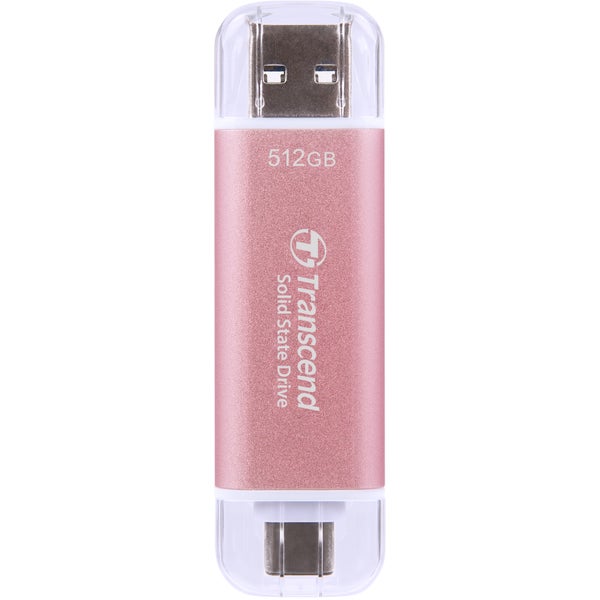 Transcend ESD310P externe SSD 10 Gbps USB-C/A 512 GB