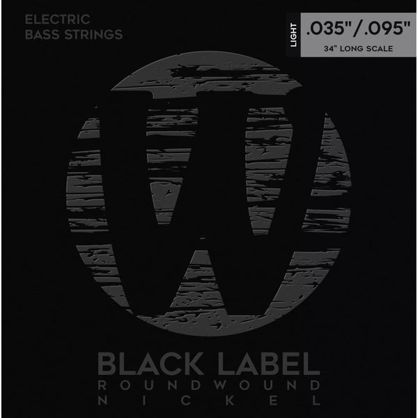 Warwick Black Label 41230 L 4 Nickel Plated Steel 35-95 snarenset voor elektrische basgitaar