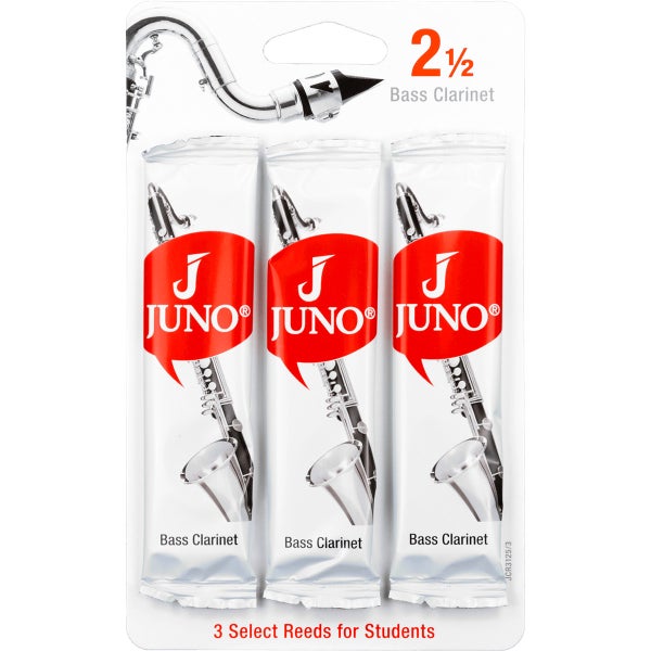 Vandoren Juno JCR3125/3 Clarinette Basse 2.5 rieten voor basklarinet (3 stuks)