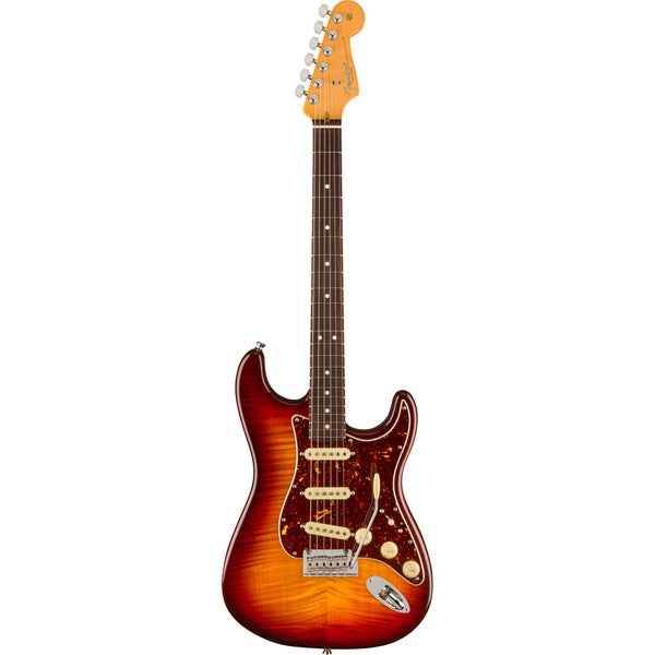Fender 70th Anniversary American Professional II Stratocaster RW Comet Burst elektrische gitaar met koffer