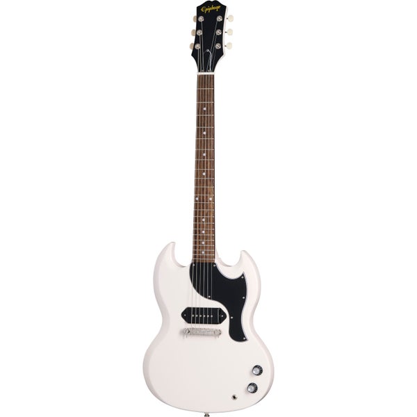 Epiphone YUNGBLUD SG Junior Classic White elektrische gitaar met hard case
