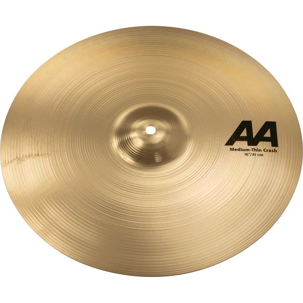 Sabian AA Medium Thin Crash Brilliant 16 inch crash bekken