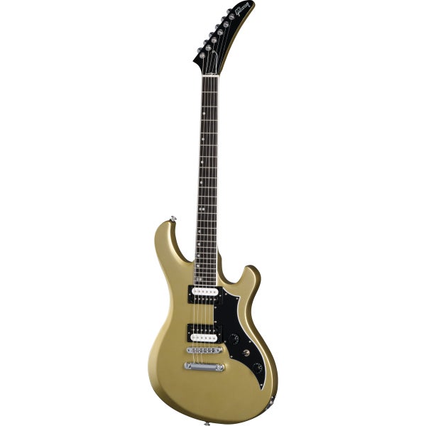 Gibson Modern Collection Victory Gold Mist Satin elektrische gitaar met koffer