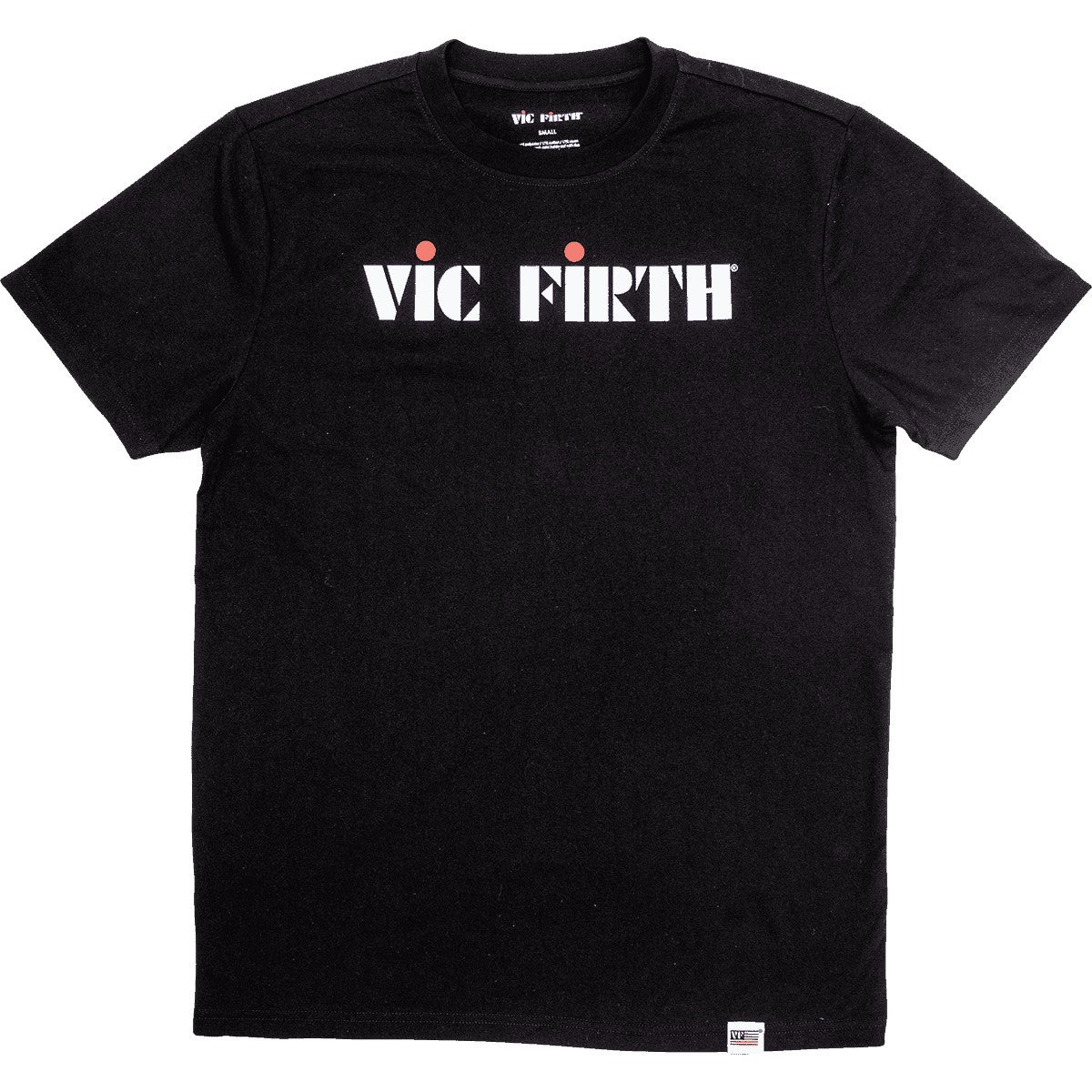Vic Firth Black Logo T-shirt maat M