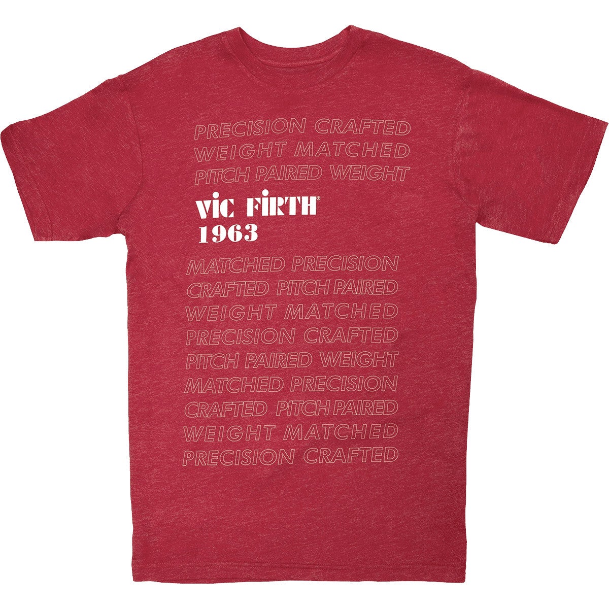 Vic Firth Limited Edition 1963 Red Graphic Tee T-shirt maat M