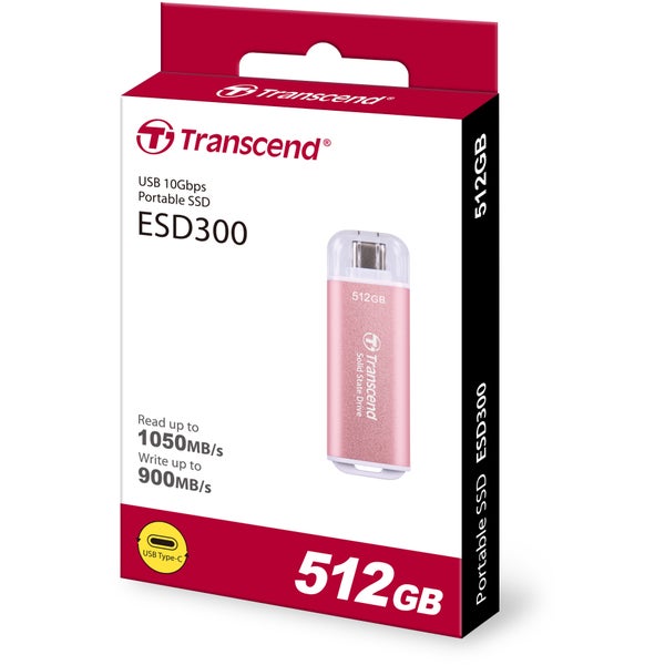 Transcend ESD300P 512 GB Pink USB type C