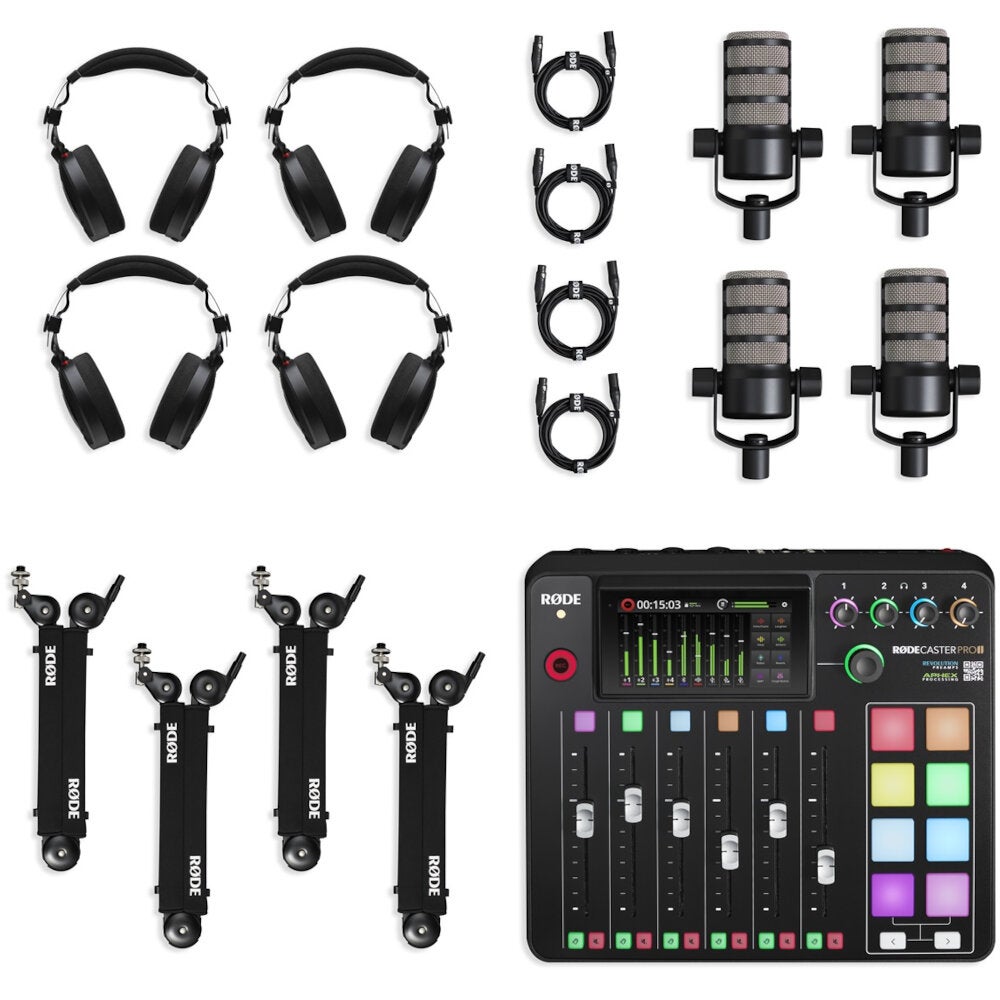 Rode Four Person Podcasting Bundle Photo Inspiration
