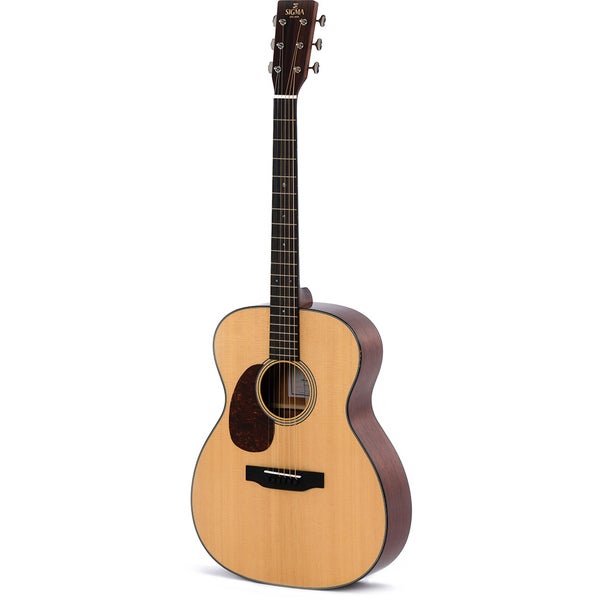 Sigma Guitars S000M-18L linkshandige akoestische westerngitaar met softcase