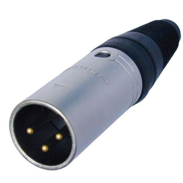 Neutrik 3 MEZ-NI XLR 3p male NC