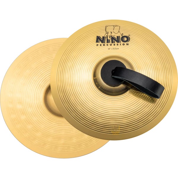Nino Percussion NINO-BR25 Cymbal 10 inch crash bekkens met draagbanden
