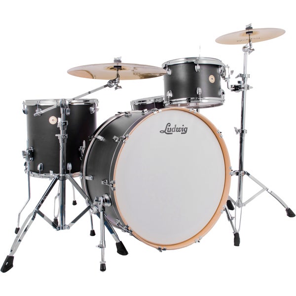 Ludwig LCO5064B Continental 26 4-delige ketelset Black Satin