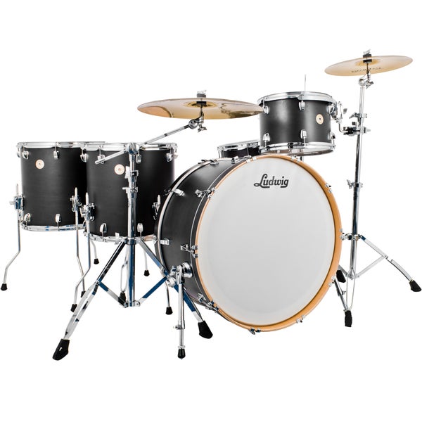 Ludwig LCO5165B Continental Zep Set Plus 5-delige ketelset Black Satin