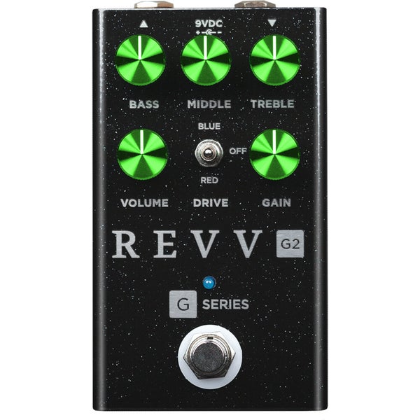Revv Black Sparkle Series G2 Pedal Limited Edition overdrive effectpedaal