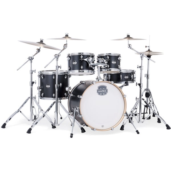 Mapex Mars Maple Fusion Matte Black 5d. shellset