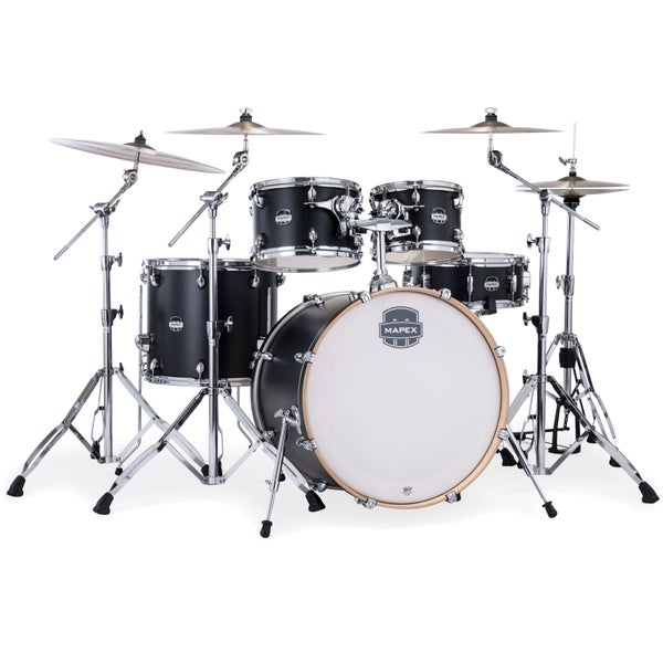 Mapex Mars Maple Stage Matte Black 5d. shellset