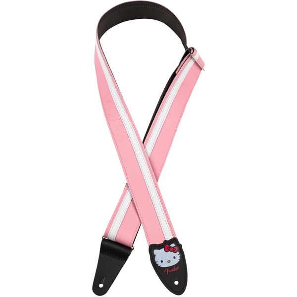 Fender x Hello Kitty Leather Strap roze gitaarband