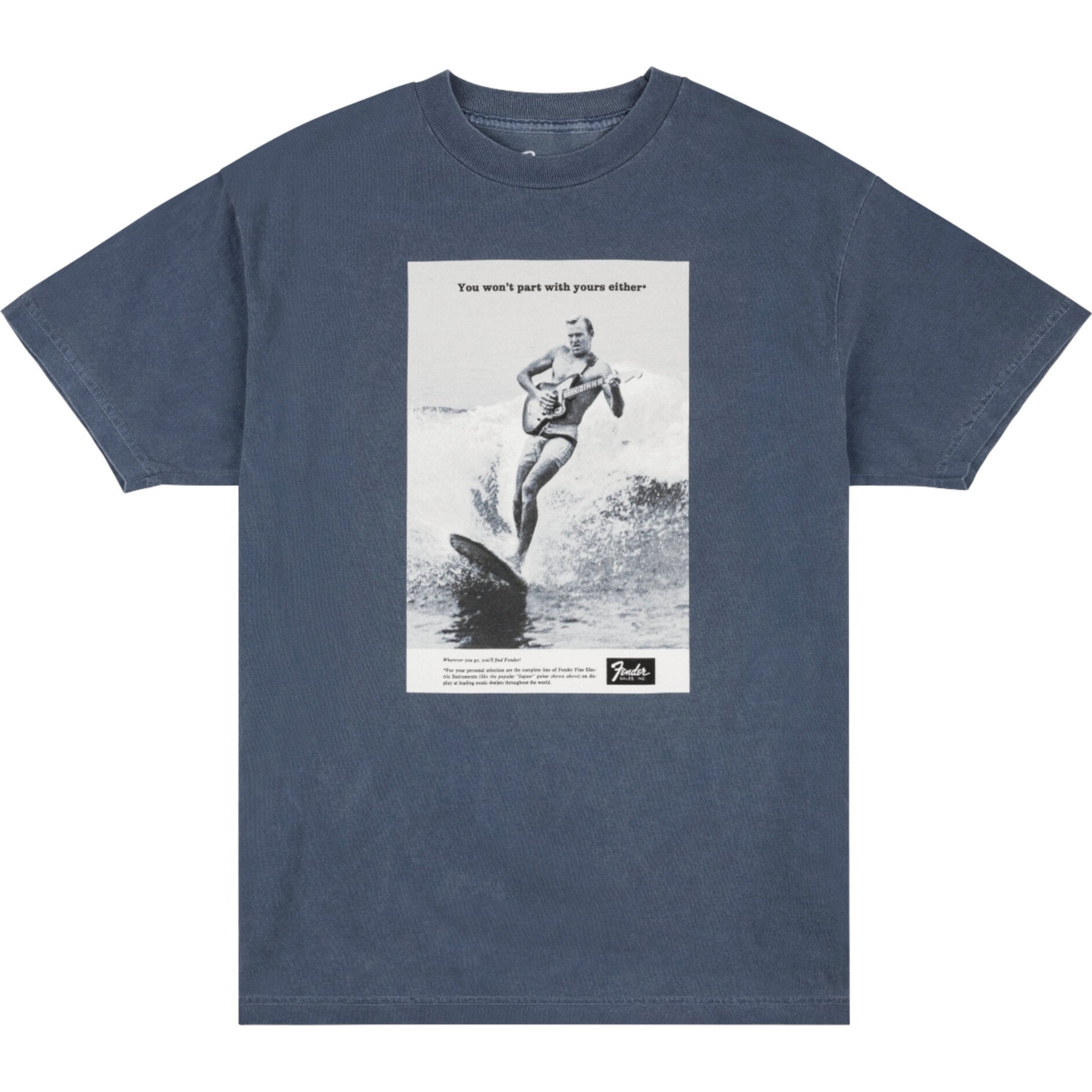 Fender Vintage Ad Surfer T-Shirt Ocean XL
