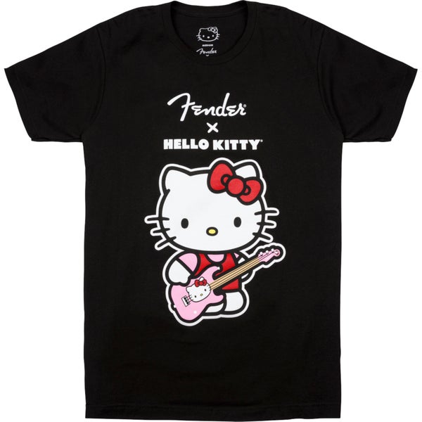 Fender x Hello Kitty Front Logo Tee zwart XL