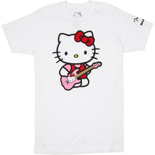 Fender x Hello Kitty Sleeve Hit Logo Tee wit L