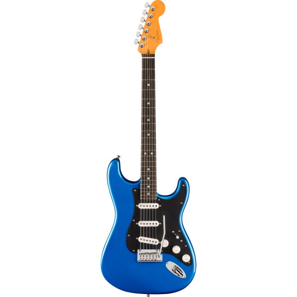 Fender American Ultra II Stratocaster EB Noble Blue elektrische gitaar met koffer