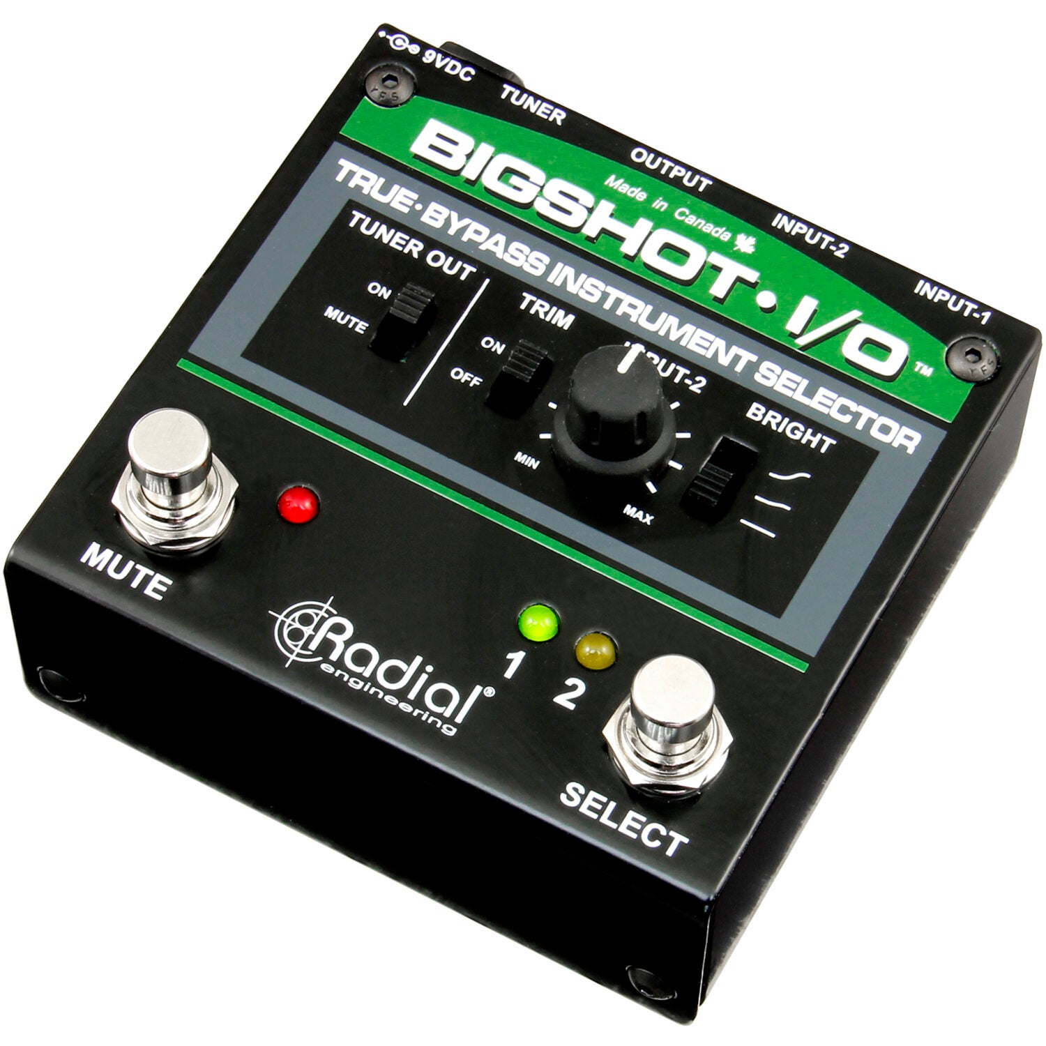 Radial Bigshot I/O instrument switcher