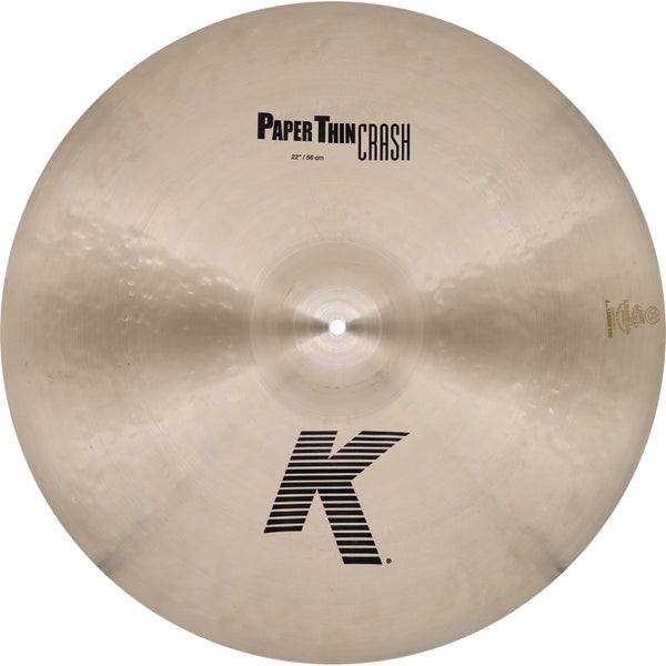 Zildjian K Family Paper Thin Crash 22 inch crash bekken