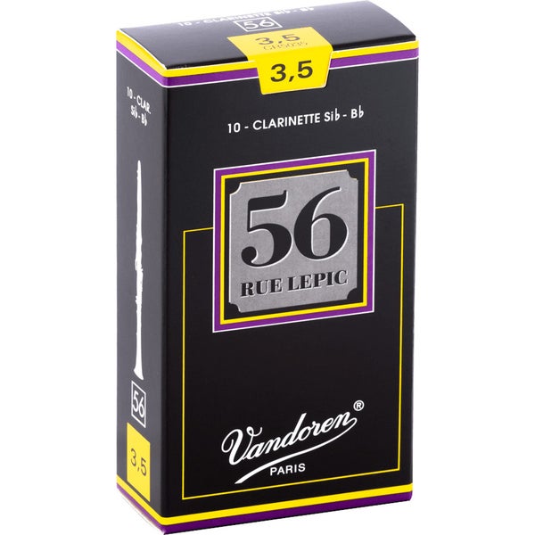 Vandoren CR5035 Clarinet Reed 56 Rue Lepic riet voor Bb klarinet (10 stuks)