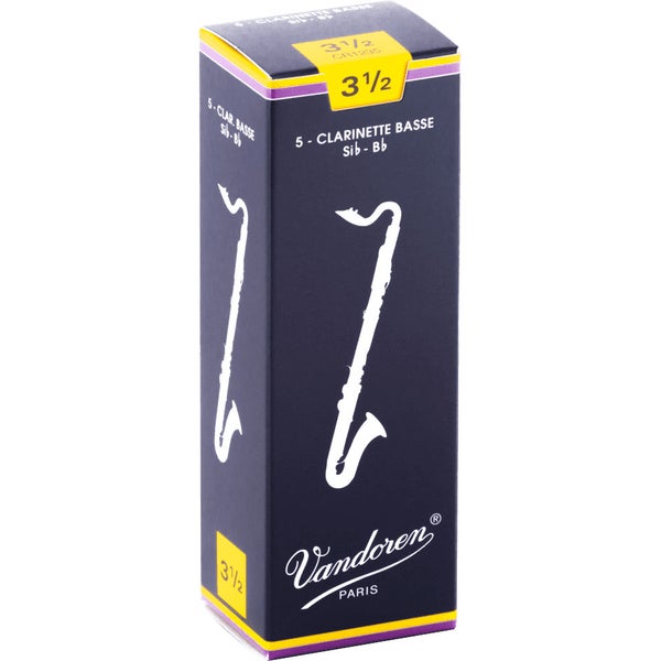 Vandoren CR1235 Bass Clarinet Reed riet voor basklarinet (5 stuks)