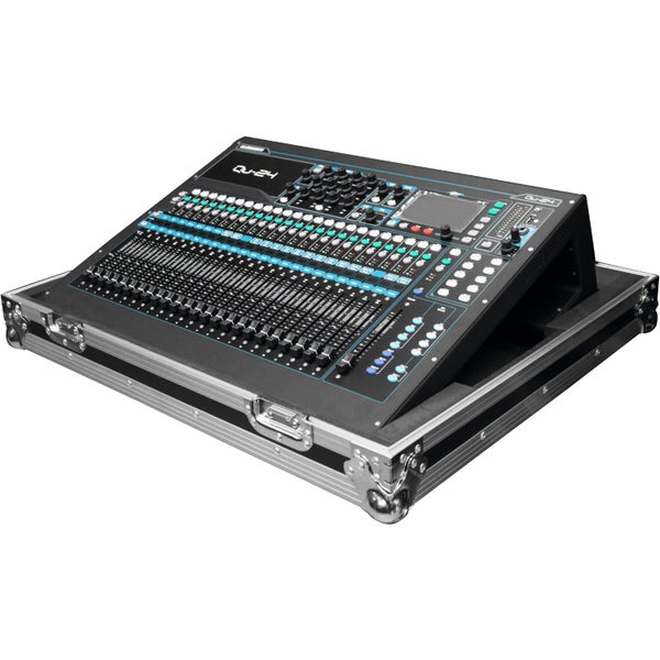 Odyssey FZQU24W flightcase voor Allen & Heath QU-24