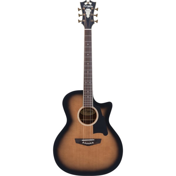 D'Angelico Premier Gramercy Aged Burst elektrisch-akoestische westerngitaar