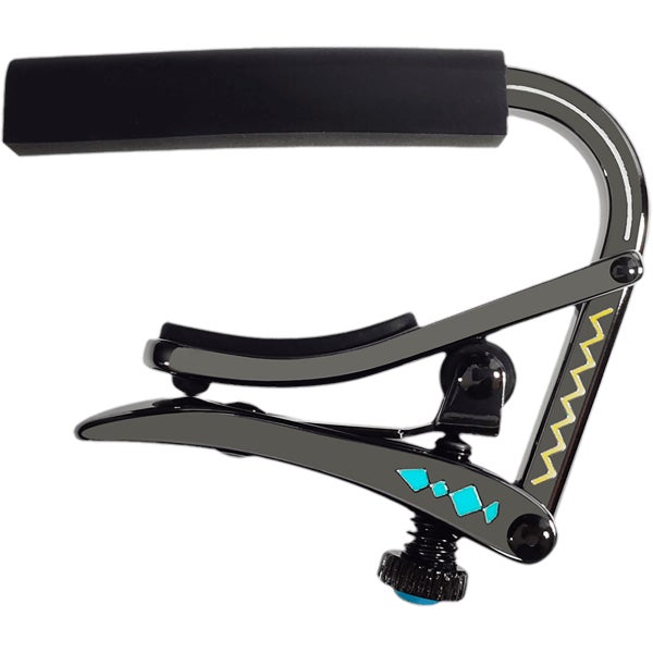 Shubb 50th Anniversary C1D Acoustic Blue Diamond capo voor western- en elektrische gitaar