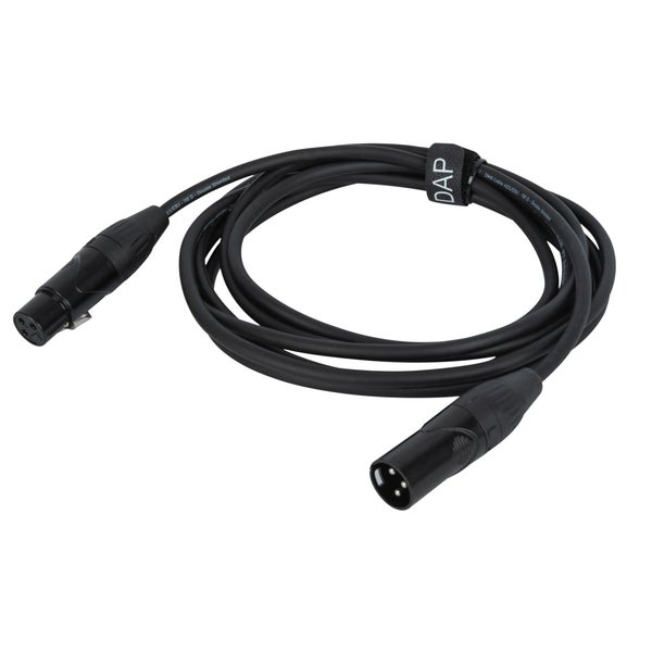 DAP FLX09 DMX-kabel XLR 3-pins M-F 3 meter