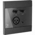 Audac WP205/B wandpaneel voor ARES5A-systeem, zwart
