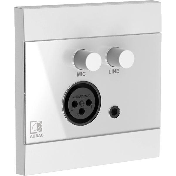 Audac WP205/W wandpaneel voor ARES5A-systeem, wit
