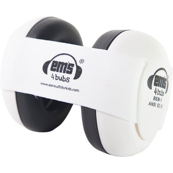 Alpine Em's 4 Bubs Baby Earmuffs gehoorbescherming baby's wit
