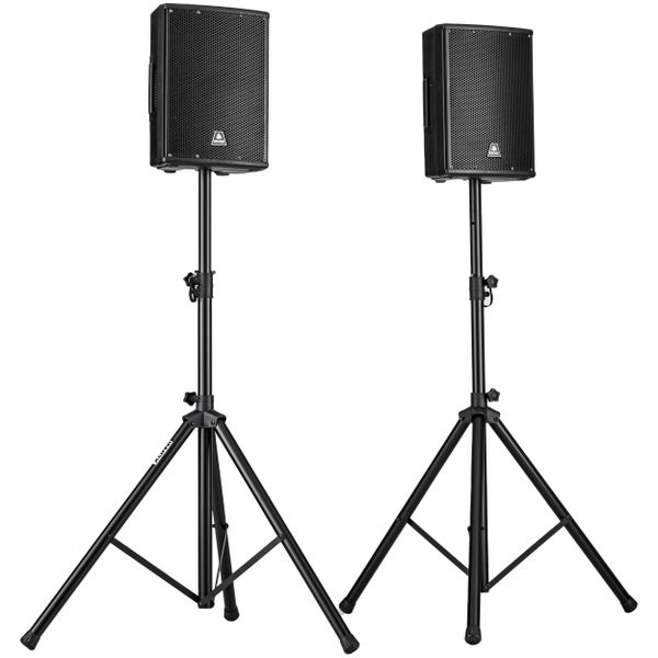Devine Axeo 8A speakerset met statieven voor spraak & presentaties