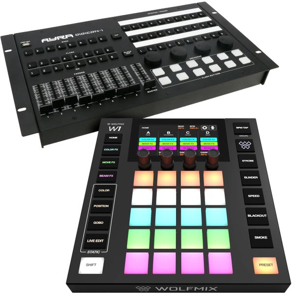 Wolfmix W1 MK2 | Ayra DigiCon-1 DMX controller bundel