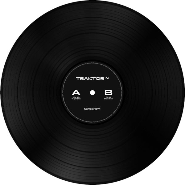 Native Instruments Traktor Control Vinyl Black (2024 Edition)