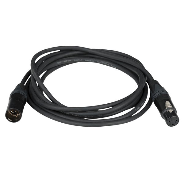DAP FL85 Digi Quad DMX-kabel XLR 5-pins met Neutrik connector 6 m
