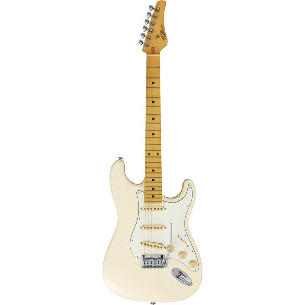 FGN Guitars Boundary ST Olympic White elektrische gitaar