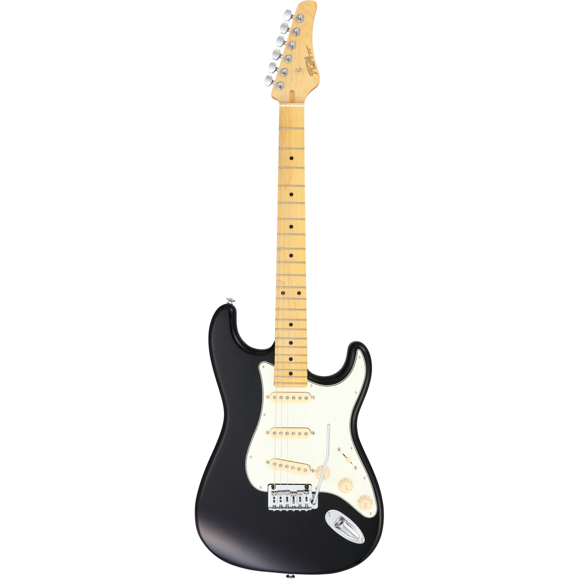 FGN Guitars Boundary ST Black elektrische gitaar
