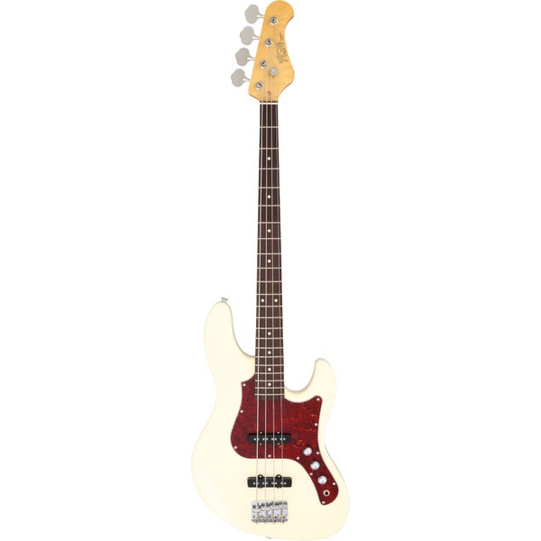 FGN Guitars Boundary MJ Olympic White elektrische basgitaar