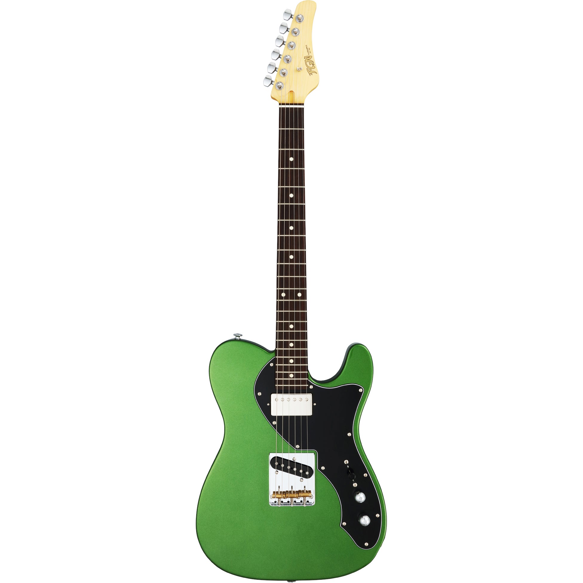 FGN Guitars Boundary TL Hyla Green Metallic elektrische gitaar