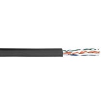 DAP Flexible CAT5E datakabel op rol 100 meter, zwart