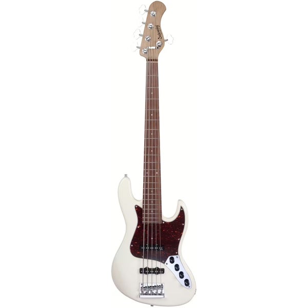 Sadowsky MetroExpress Vintage J/J Bass Morado Solid Olympic White 5-snarige elektrische basgitaar