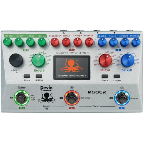 Mooer Ocean Machine II Devin Townsend Signature Dual Delay & Reverb Pedal