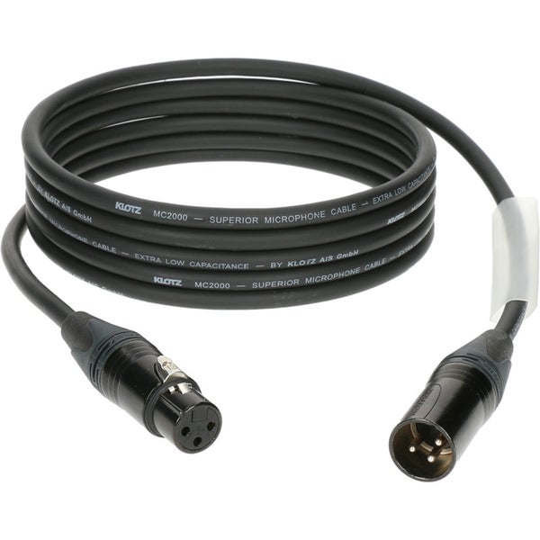 Klotz M2 3XM2T1M150 microfoonkabel Neutrik XLR 15m zwart