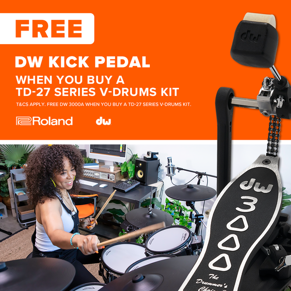 Roland TD-27KV2 V-Drums kit met gratis DW 3000 pedaal